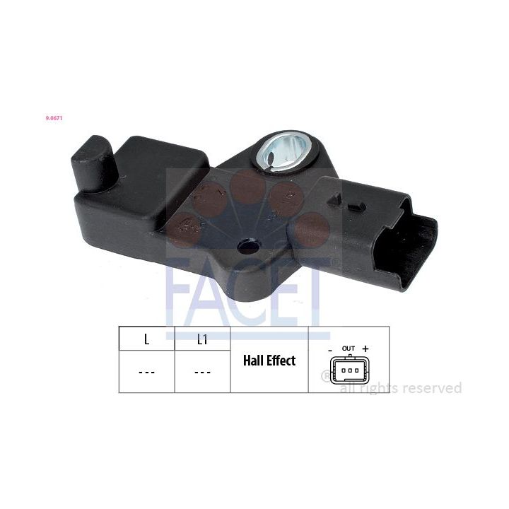 Jutiklis, alkūninio veleno impulsas FACET 9.0671