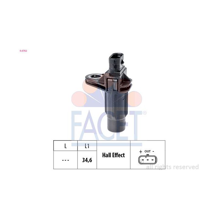 Jutiklis, alkūninio veleno impulsas FACET 9.0762