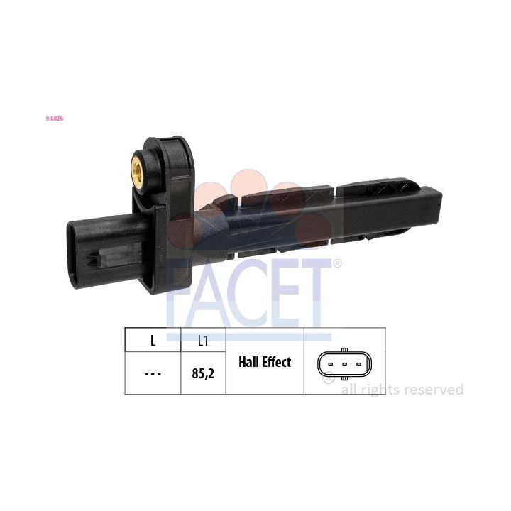 Jutiklis, alkūninio veleno impulsas FACET 9.0826