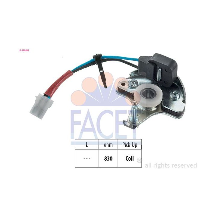 Jutiklis, uždegimo impulsas FACET 8.4980M