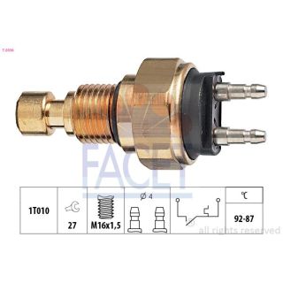 Temperatūros jungiklis, radiatoriaus ventiliatorius FACET 7.5036