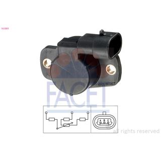 Jutiklis, droselio stūmoklis FACET 10.5001