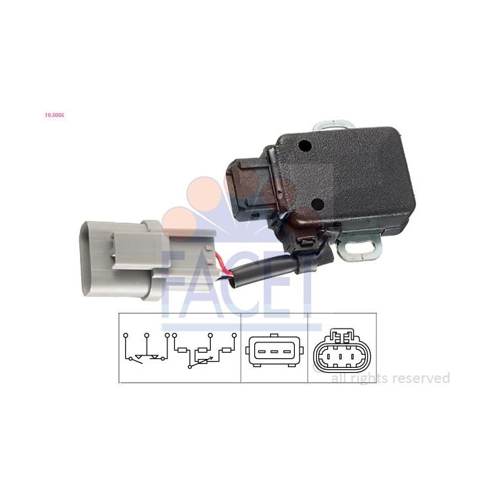 Jutiklis, droselio stūmoklis FACET 10.5005