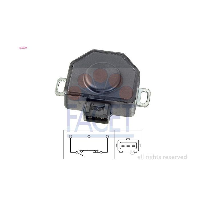 Jutiklis, droselio stūmoklis FACET 10.5079