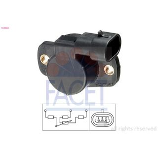 Jutiklis, droselio stūmoklis FACET 10.5083