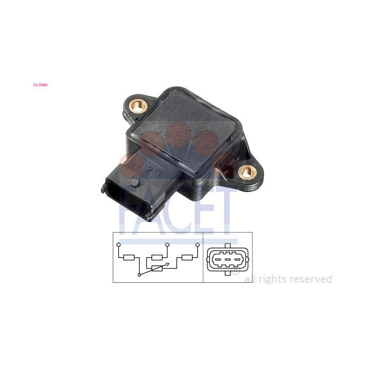 Jutiklis, droselio stūmoklis FACET 10.5086