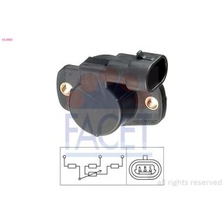 Jutiklis, droselio stūmoklis FACET 10.5093