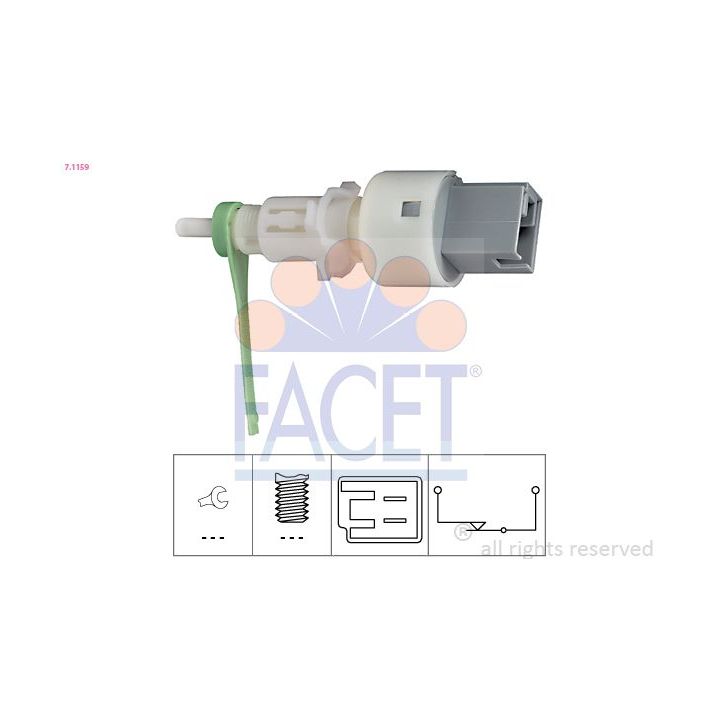 Jungiklis, sankabos valdiklis FACET 7.1159