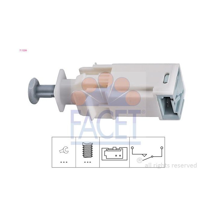 Jungiklis, sankabos valdiklis FACET 7.1226