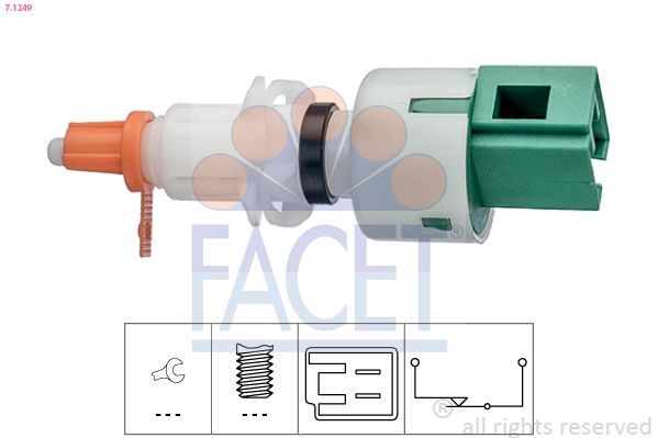 Jungiklis, sankabos valdiklis FACET 7.1249