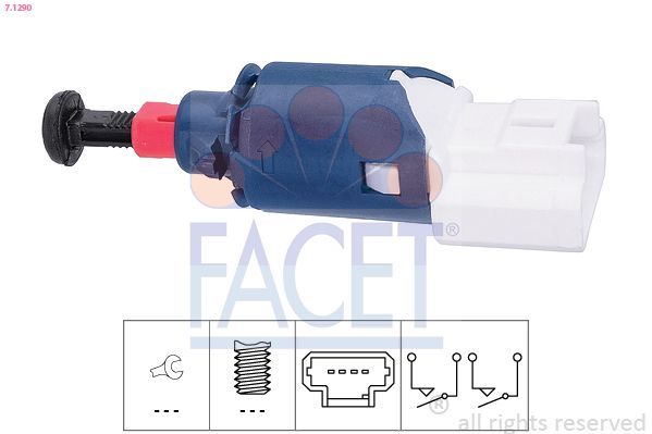 Jungiklis, sankabos valdiklis FACET 7.1290