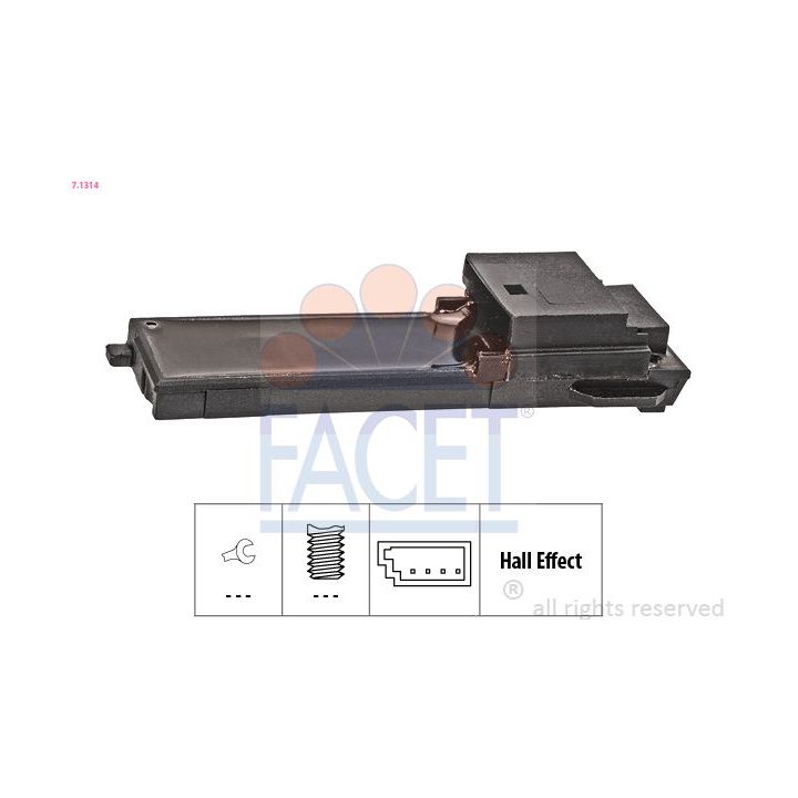 Jungiklis, sankabos valdiklis FACET 7.1314