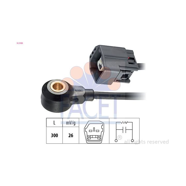 Detonacijos jutiklis FACET 9.3105