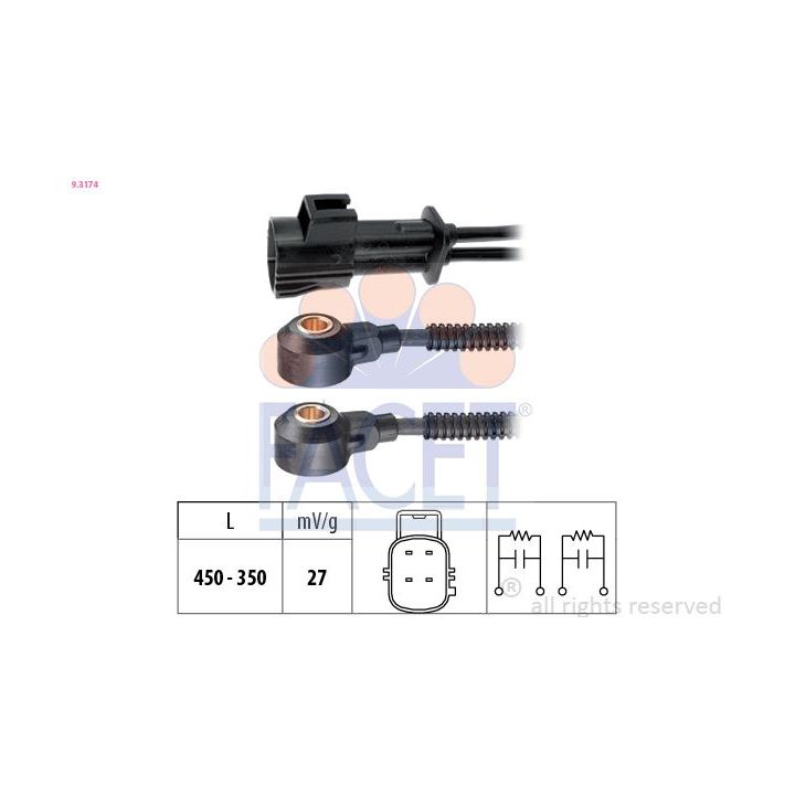 Detonacijos jutiklis FACET 9.3174