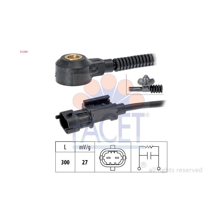 Detonacijos jutiklis FACET 9.3208