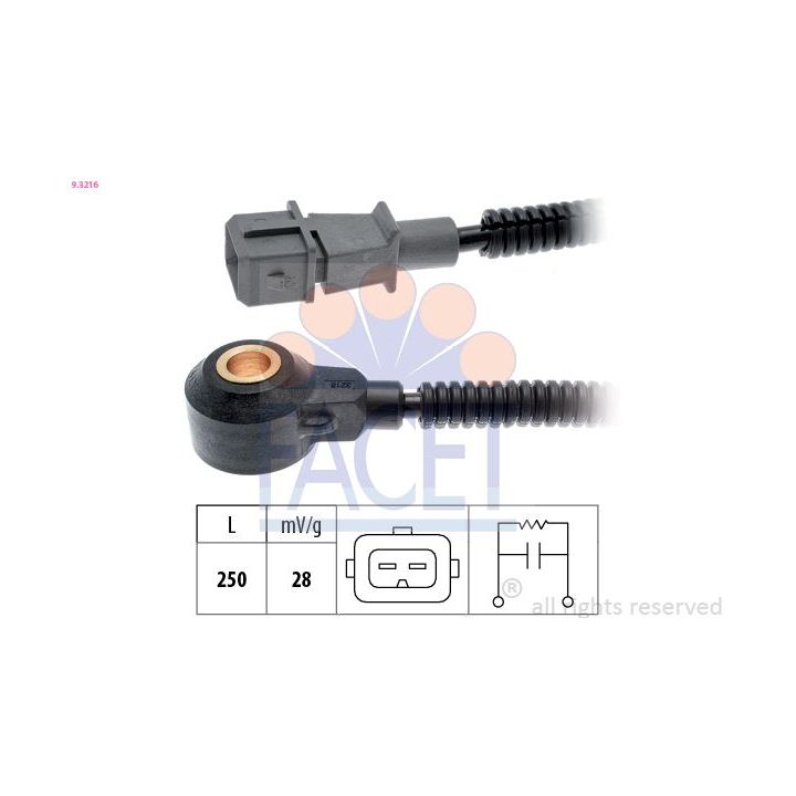 Detonacijos jutiklis FACET 9.3216