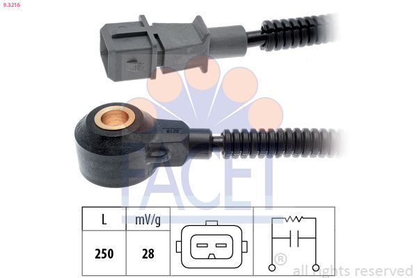 Detonacijos jutiklis FACET 9.3216
