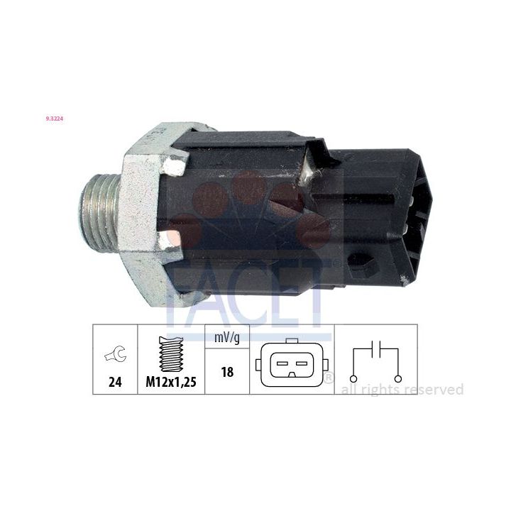 Detonacijos jutiklis FACET 9.3224