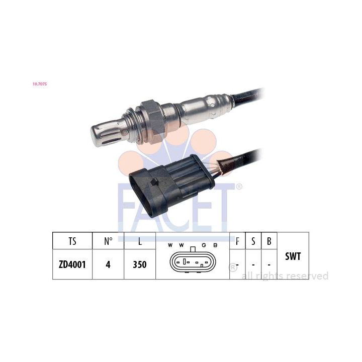 Lambda jutiklis FACET 10.7075