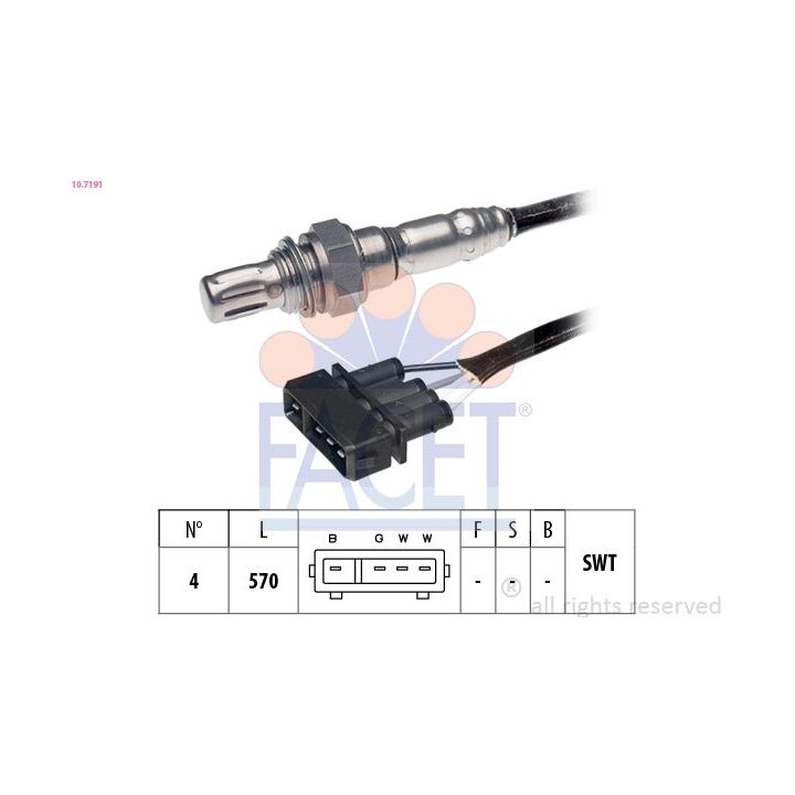 Lambda jutiklis FACET 10.7191