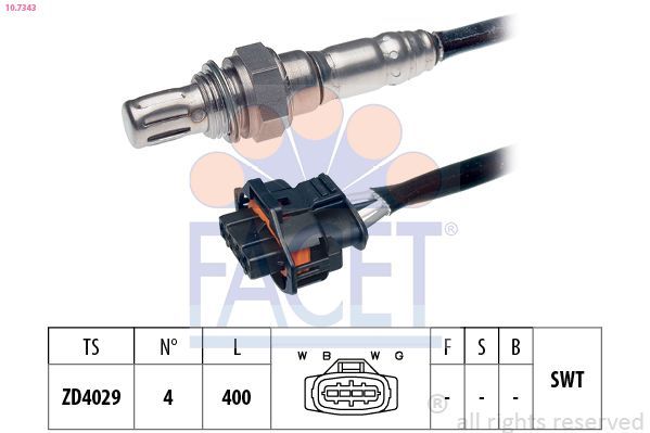 Lambda jutiklis FACET 10.7343