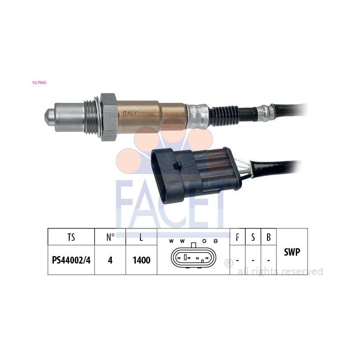 Lambda jutiklis FACET 10.7943