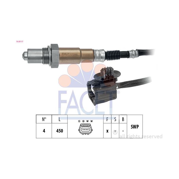 Lambda jutiklis FACET 10.8117