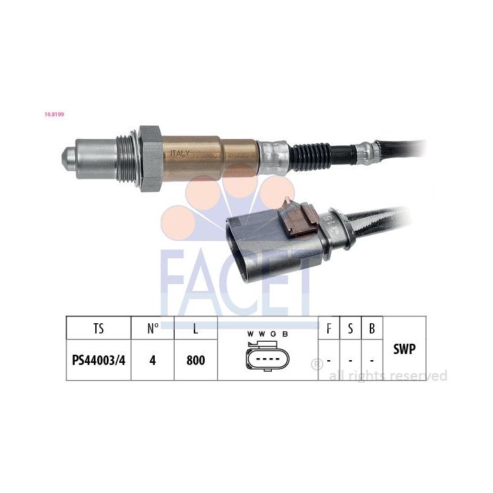 Lambda jutiklis FACET 10.8199