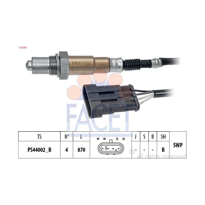 Lambda jutiklis FACET 10.8386