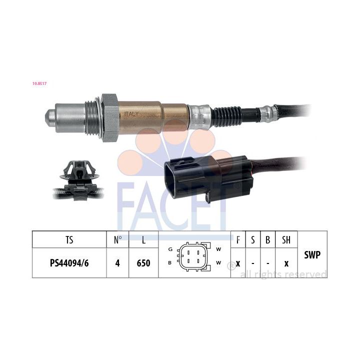 Lambda jutiklis FACET 10.8517