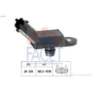 Oro slėgio jutiklis, aukščio adaptacija FACET 10.3055