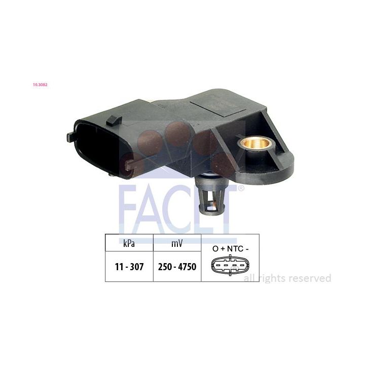 Oro slėgio jutiklis, aukščio adaptacija FACET 10.3082