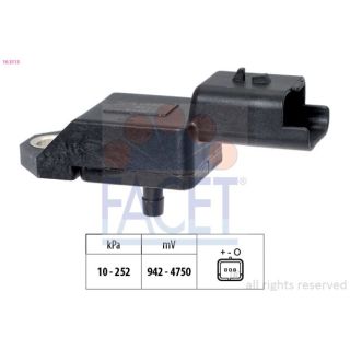 Oro slėgio jutiklis, aukščio adaptacija FACET 10.3113