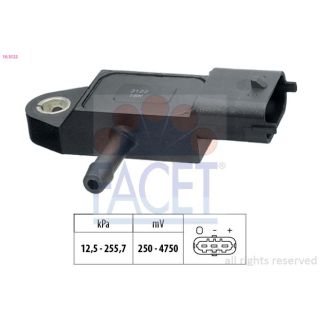 Oro slėgio jutiklis, aukščio adaptacija FACET 10.3122