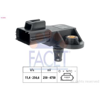 Oro slėgio jutiklis, aukščio adaptacija FACET 10.3202