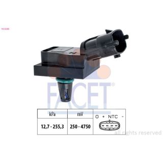 Oro slėgio jutiklis, aukščio adaptacija FACET 10.3246