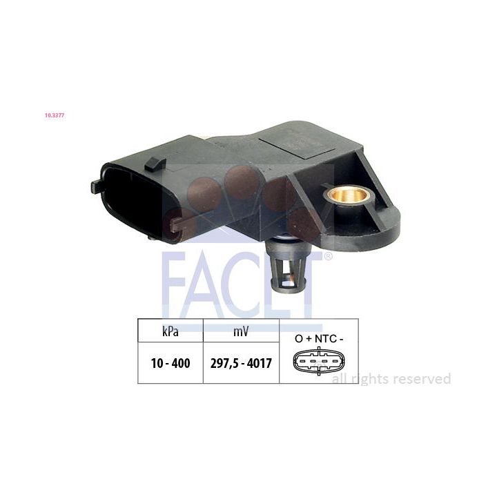 Oro slėgio jutiklis, aukščio adaptacija FACET 10.3377