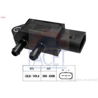 Oro slėgio jutiklis, aukščio adaptacija FACET 10.3401