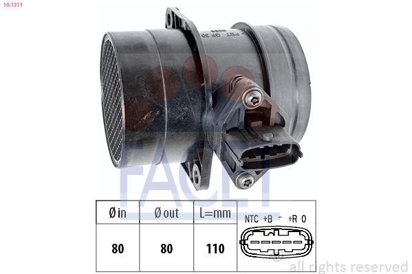 Oro masės jutiklis FACET 10.1311