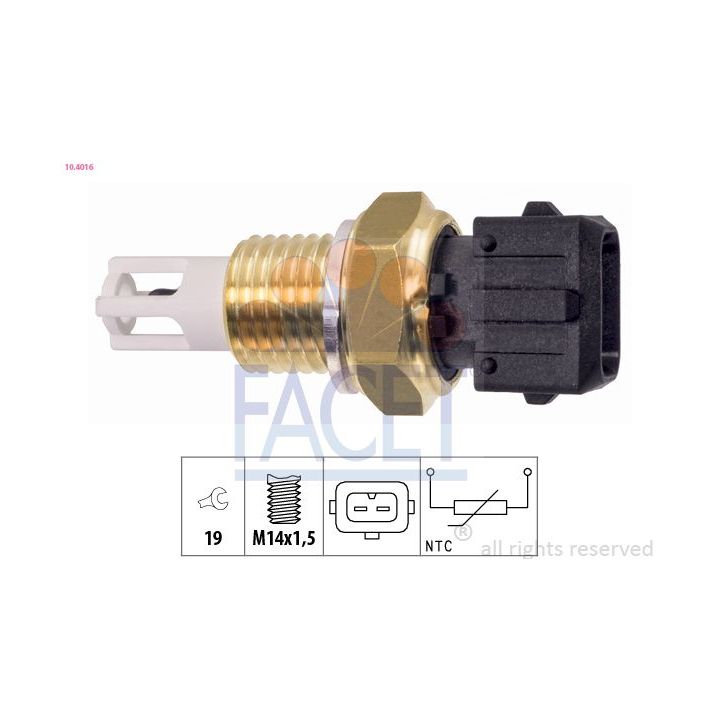 Siuntimo blokas, įsiurbiamo oro temperatūra FACET 10.4016