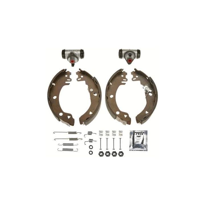 Stabdžių trinkelių komplektas TRW BK1647