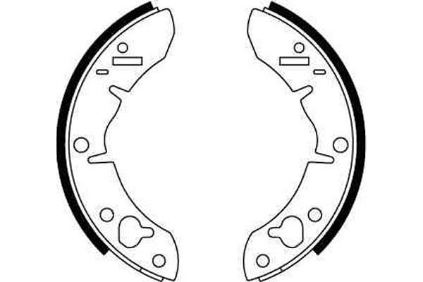 Stabdžių trinkelių komplektas TRW GS6028