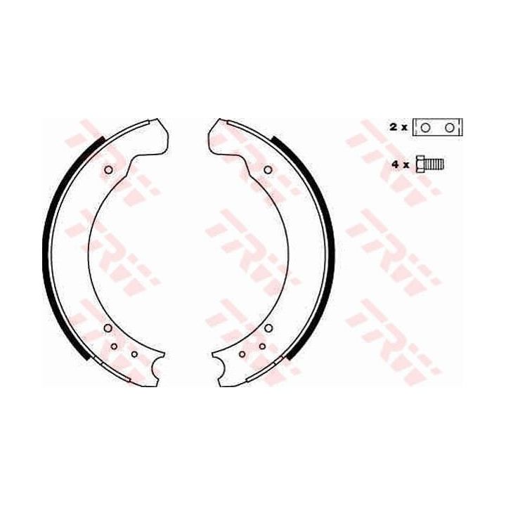 Stabdžių trinkelių komplektas TRW GS6075