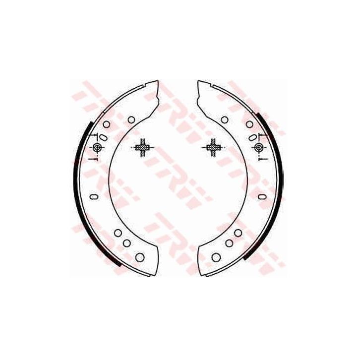 Stabdžių trinkelių komplektas TRW GS6082
