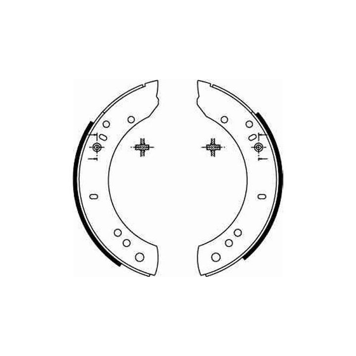 Stabdžių trinkelių komplektas TRW GS6082