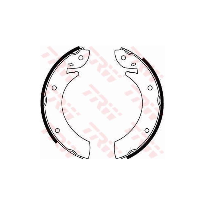 Stabdžių trinkelių komplektas TRW GS6087