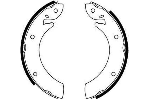 Stabdžių trinkelių komplektas TRW GS6087