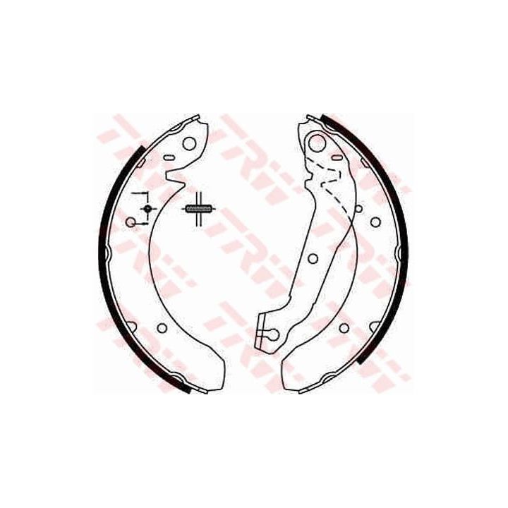 Stabdžių trinkelių komplektas TRW GS6152