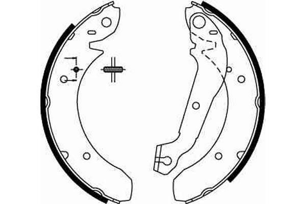 Stabdžių trinkelių komplektas TRW GS6152