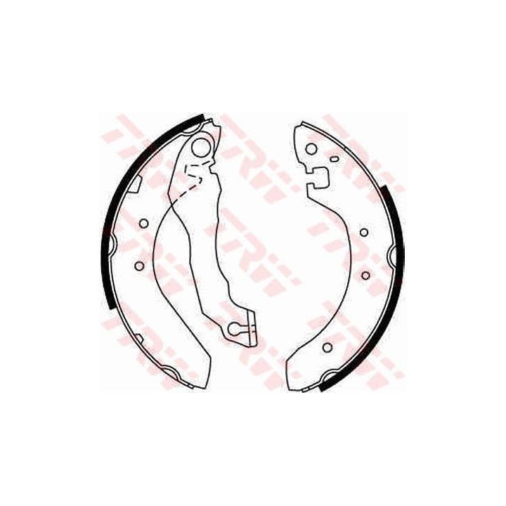 Stabdžių trinkelių komplektas TRW GS6176